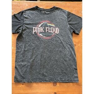 Vintage Pink Floyd Dark Side Of The Moon Tee Sz Large 2022 Distressed Print